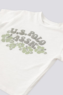 Комплект из двух футболок с короткими рукавами для маленьких девочек - U.s. polo assn фото 3