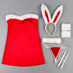 Карнавальный набор My Secret (ушки+ чокер+платье+браслеты+трусы) - Страна карнавалия фото 2