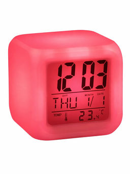Часы - будильник LB-03, дата, температура, белый