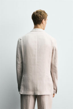 100% LINEN SUIT BLAZER - Zara фото 3