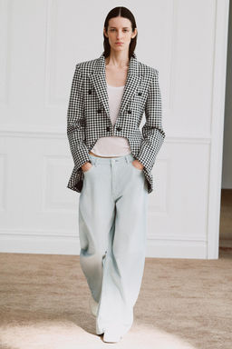 BLAZER ASIM?TRICA ZW COLLECTION / Negro / Blanco - Zara фото 4