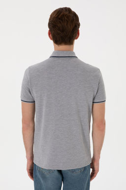 Erkek Gri Melanj Basic Ti__rt Sepette S_rpriz _ndirim - U.s. polo assn фото 6