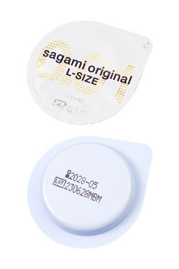 Презервативы Sagami, original 0.01, полиуретан, 17 см, 5,5 см, 20 шт.