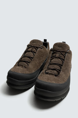 ZAPATILLA PIEL TREK / Marr?n - Zara фото 5