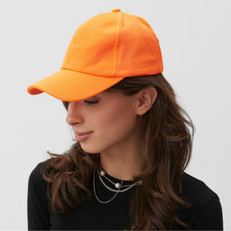 Кепка женская MINAKU, цвет оранжевый, размер 56-58