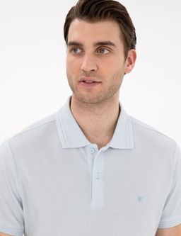 A__k Mavi Slim Fit %100 Pamuk Polo Yaka Basic Ti__rt - Pierre cardin фото 2