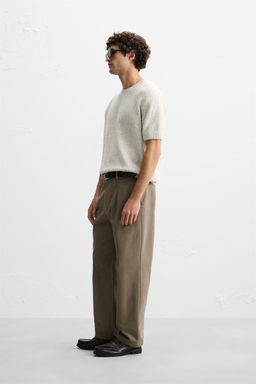 BOUCLE TEXTURED KNIT T-SHIRT - Zara фото 4