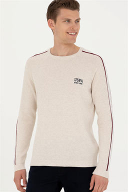 Мужской свитер из каменного меланжа - U.s. polo assn фото 11