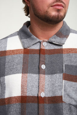 Рубашка мужская в клетку РМК-01