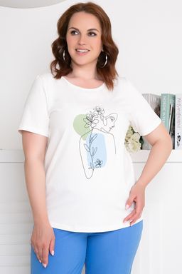 футболка блуза 95% хлопок, 5% эластан - Prima linea фото 2