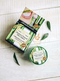 Зуб.паста Отбеливающая "Бамбуковый Уголь" ROСHJANA
 30 гр