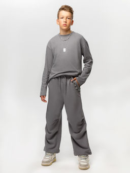 КБ 302925/серый 3911 лонгслив (футболка дл.рукав) подр