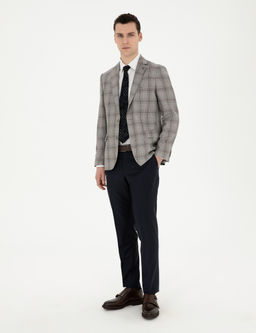 Lacivert Slim Fit Kuma_ Pantolon