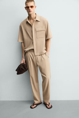 PANTAL?N REGULAR FIT CONFORT / Beige