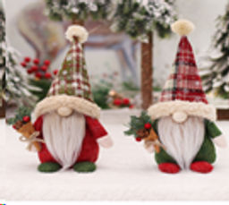 Новогоднее украшение Гном 11x8x22 см / B118 /уп 100/ - ГалеонТрейд фото 4