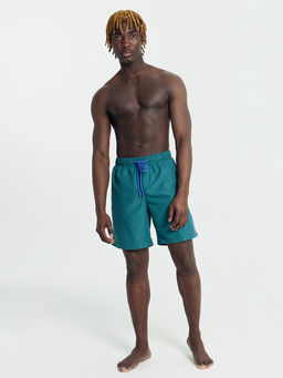 Шорты мужские спортивные в изумрудном цвете - Mark formelle фото 4