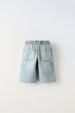 DENIM CARPENTER BERMUDA SHORTS - Zara фото 2
