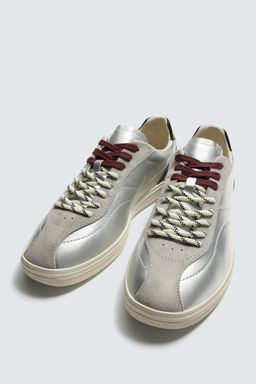 ZAPATILLA METALIZADA ESTILO RETRO / Plata - Zara фото 5