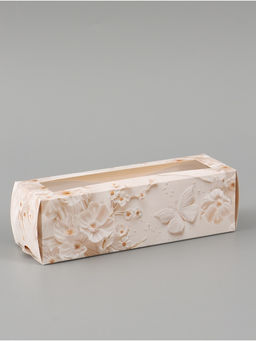 Цена за 5 шт. Коробка подарочная с окном «С любовью», 18×5.5×5.5 см, самосборная