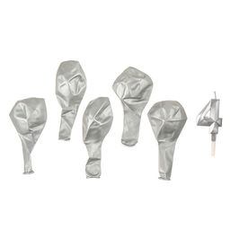 Свеча для торта, цифра 4 + воздушные шары, 5 шт, серебро - Страна карнавалия фото 3