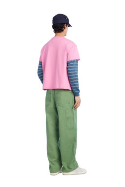 PANTAL?N RELAXED FIT BOLSILLO CARPINTERO / VERDE - Zara фото 2