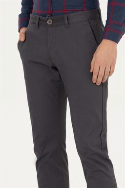 U. S. Polo Assn / Мужские антрацитовые брюки чинос - U.s. polo assn фото 5