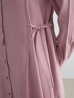 Modal Kar???ml? G?mlek Elbise