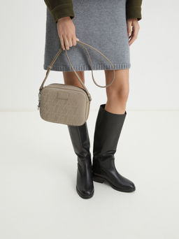 Кросс-боди ARMANI EXCHANGE Артикул 4081379, серо-бежевый - Divas bag фото 5