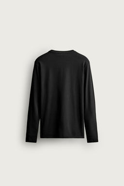 CAMISETA SLIM FIT B?SICA / Negro - Zara фото 3