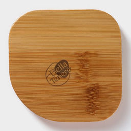 Набор фарфоровый для специй на бамбуковой подставке BellaTenero Зайцы, 3 предмета: солонка 50 мл, перечница 20 мл, подставка, цвет белый и чёрный  фото 9