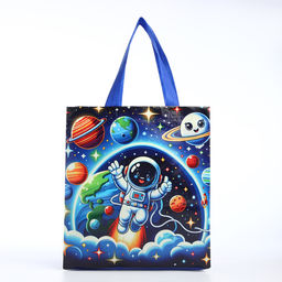 Цена за 2 шт. Сумка детская без застёжки, цвет синий