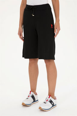 Женские черные трикотажные шорты Неожиданная скидка в корзине - U.s. polo assn фото 2