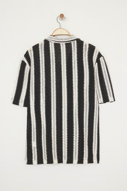 TRENDYOL MAN Siyah Oversize Gomlek TMNSS25GO00028 - Trendyolmilla фото 7