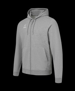 Худи на молнии JOGEL ESSENTIAL Cotton FZ Hoodie, серый меланж, детский