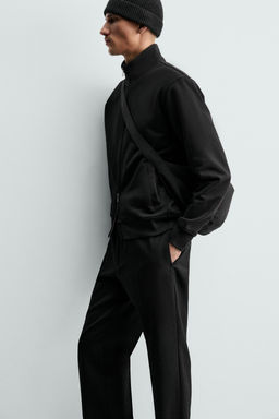 SUDADERA HEAVYWEIGHT CREMALLERA / Negro - Zara фото 6