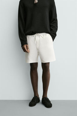COMFORT TEXTURED BERMUDA SHORTS - Zara фото 2