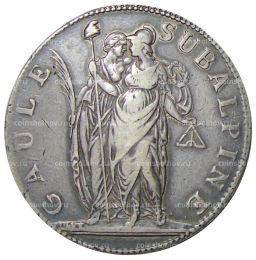 5 франков 1801 года (LAN 10) Пьемонт (Субальпийская республика)