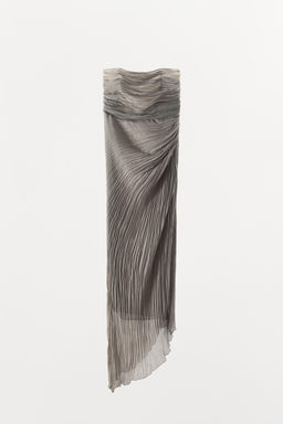 PLEATED BUSTIER DRESS - Zara фото 6