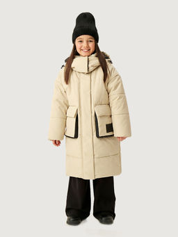 Пальто 6з4826 сливочный