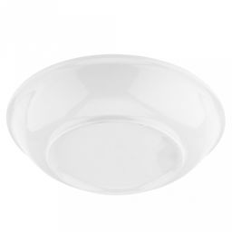 "Синий полосатик" Тарелка глубокая фарфоровая д180мм, h40мм, 450мл, отводка, белый (Китай)