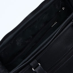 Сумка женская TEXTURA, саквояж, большой размер, цвет чёрный  фото 3