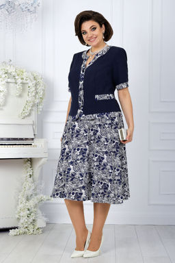 Платье Ninele 7431-Р темно-синий - Mira fashion фото 2539