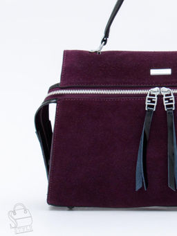 Сумка женская кожаная 9675MSS purple Velina Fabbiano-Safenta в Новосибирске