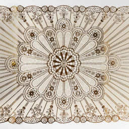 Салфетка ажурная для стола Лучи, 8440 см, ПВХ, цвет золотой - Simaland фото 5