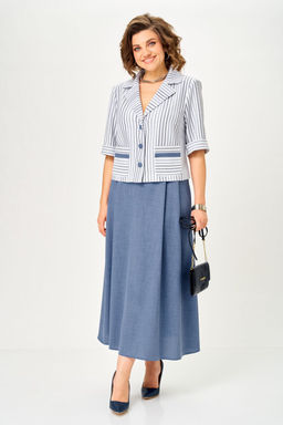 Костюм Aira Style 24141 Полоска+синий