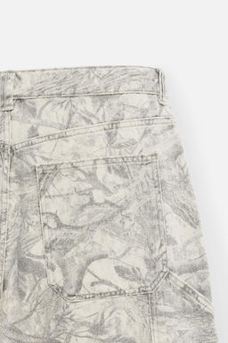 ABSTRACT PRINT CARPENTER TROUSERS - Zara фото 9