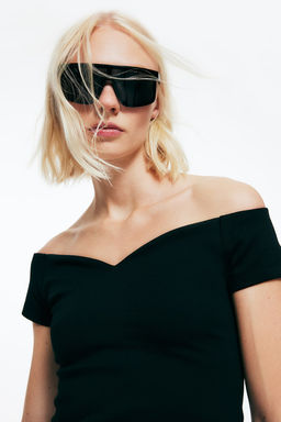 Top off-the-shoulder corto - H&m фото 2