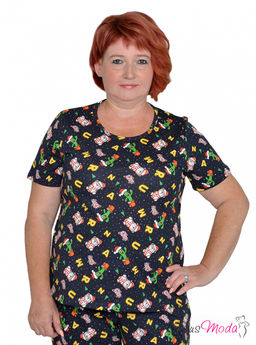 Футболка Модель №1303 размеры 44-84 - Plusmoda фото 6