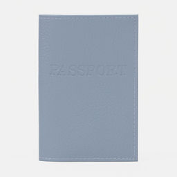Обложка для паспорта, цвет светло-серый
