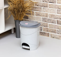 Контейнер для мусора с педалью 11 л арт. М 2891 - Полимербыт фото 3